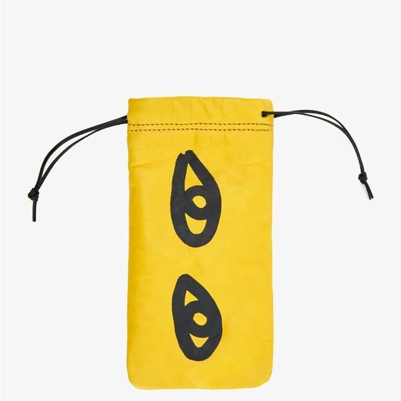 Clare V Accessories - Glasses Pouch - Yellow Eyes